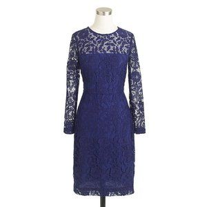 J. Crew Collection Floral Lace Shift Dress Size 8